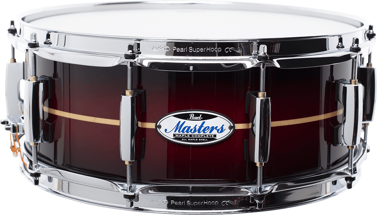 Masters Maple Complete 14X5.5 Burst Rosso a Strisce