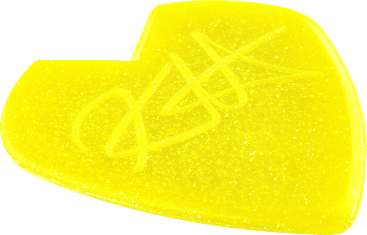 24 x 1,38mm Kirk Hammett Jazz III Glitter giallo