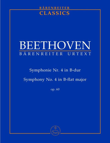 Beethoven L.von - Symphonie N°4 En Mib Majeur Op.60 - Partitura tascabile