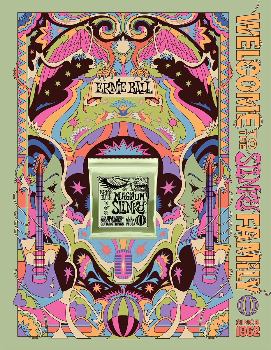 Ernie Ball Poster Format A0 Magnum