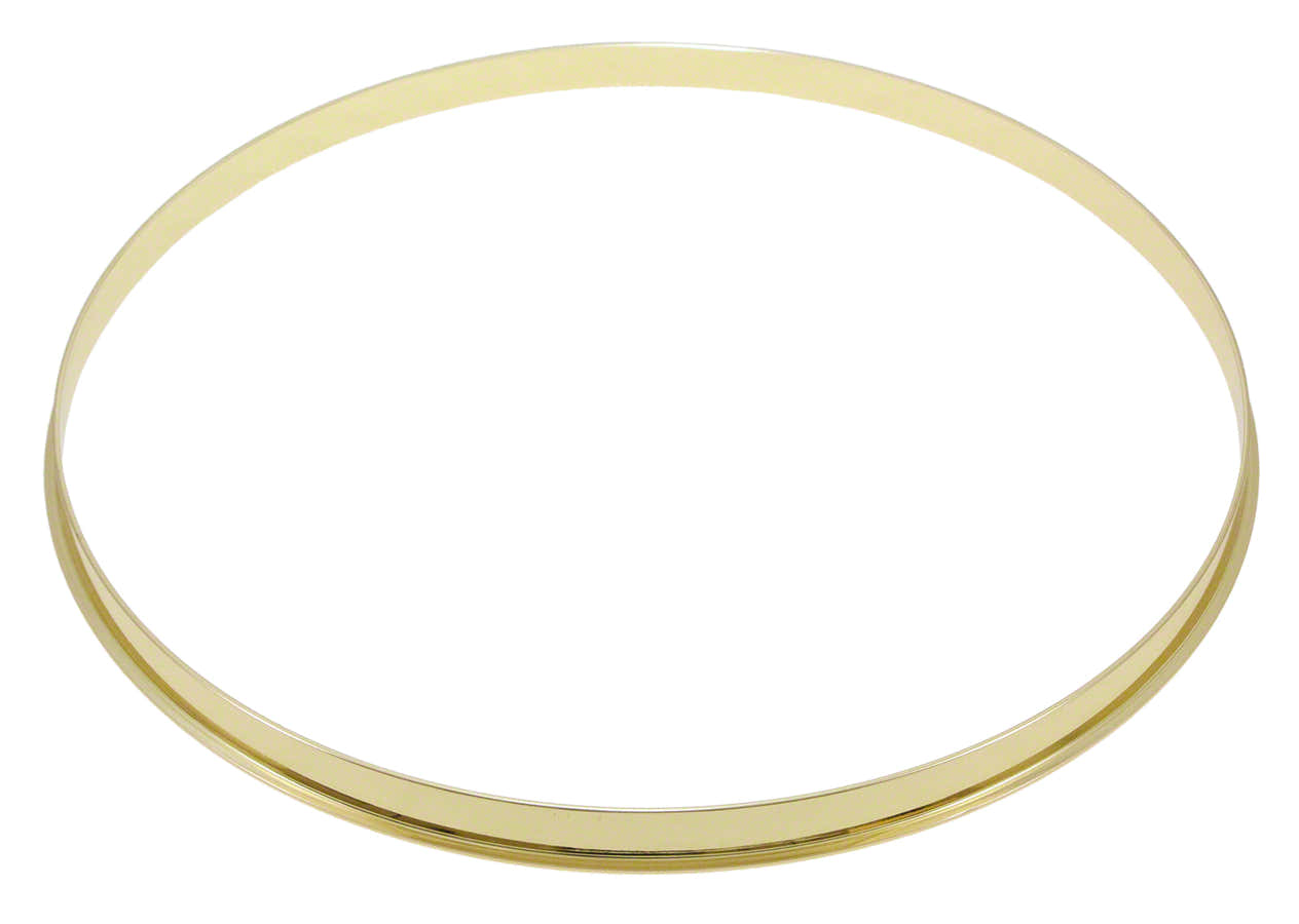 Cerchio In Acciaio 10" Dorato 2.3mm Flangia Semplice