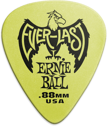 Plettri Everlast Bustina da 12 Verde 0,88mm
