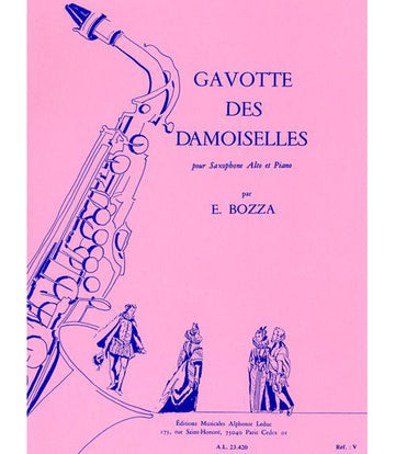 BOZZA E. - GAVOTTE DES DEMOISELLES - SAXOPHONE MIb ET PIANO