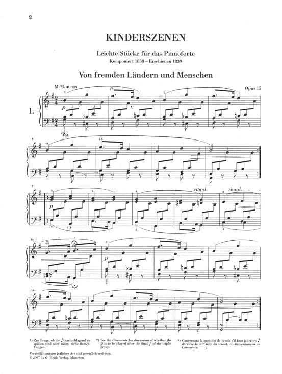 Schumann R. - Album per la gioventù Op. 68 e Scene infantili Op. 15