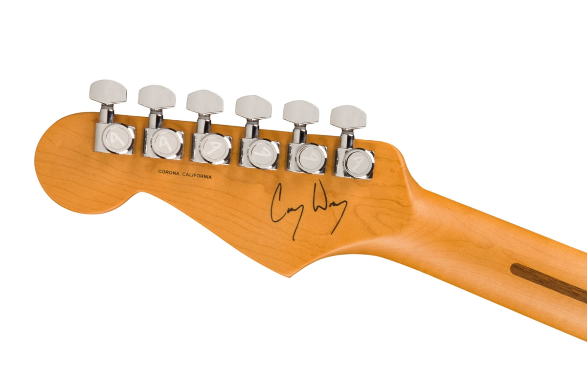Stratocaster firmata da Corry Wong RW LTD Blu Daphne