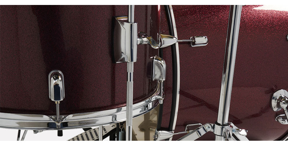 SET COMPLETO BATTERIA CENTERSTAGE RED SPARKLE PDCE2015KTRR