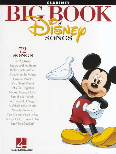 The Big Book Of Disney Songs Instrumental Folio - Clarinet