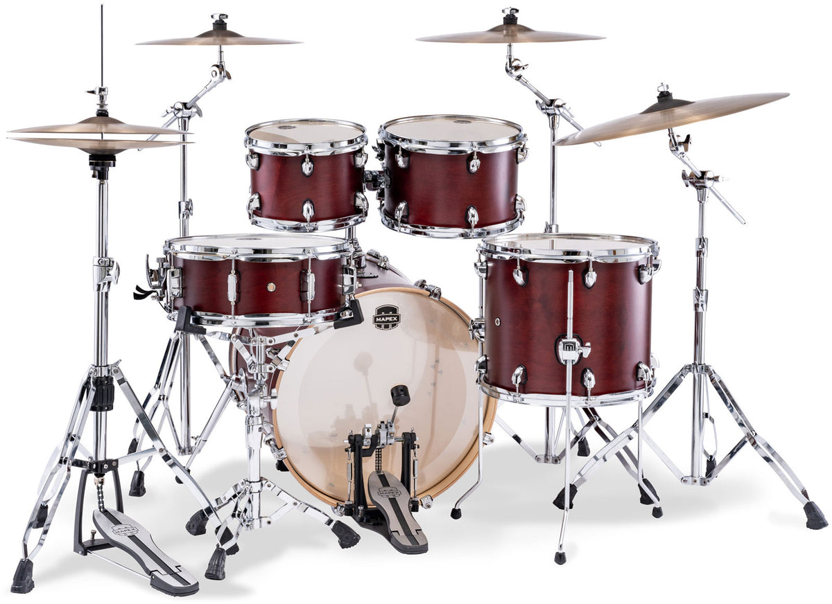 MARS MAPLE FUSION 5 FUSTI PER BATTERIA MERLOT SATIN