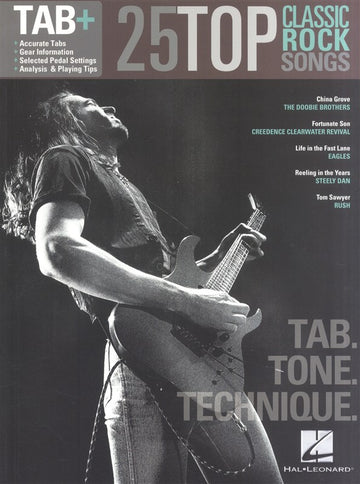 25 grandi canzoni rock classico Tab Tone Technique Versione registrata - Tablatura per chitarra
