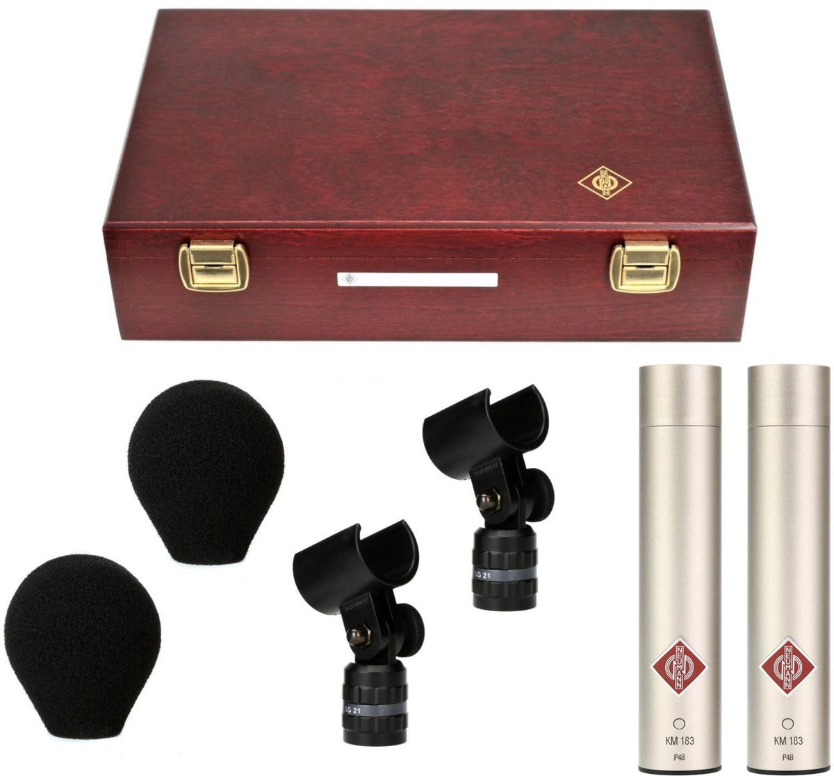 KM 183 Set stereo Nichel