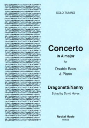 Dragonetti / Nanny - Concerto A Major (solo Tuning) - Contrebasse & Piano