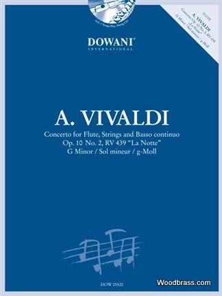 Vivaldi A. - Concerto Pour Flute Op. 10/2 RV 439 ("la Notte") Sol Min. + CD