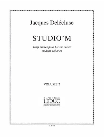 Delecluse Jacques - Studio'm Vol.2 - 20 Etudes Pour Caisse Claire