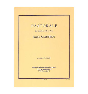 Casterede Jacques - Pastorale - Saxophone & Piano