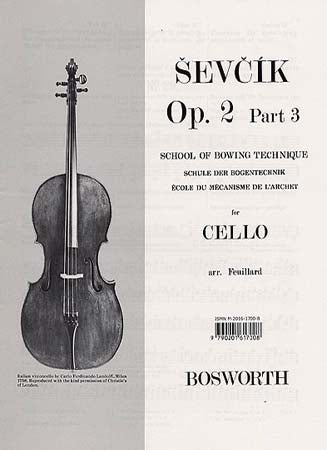 SEVCIK CELLO OP.2 PART.3 ECOLE DE L'ARCHET