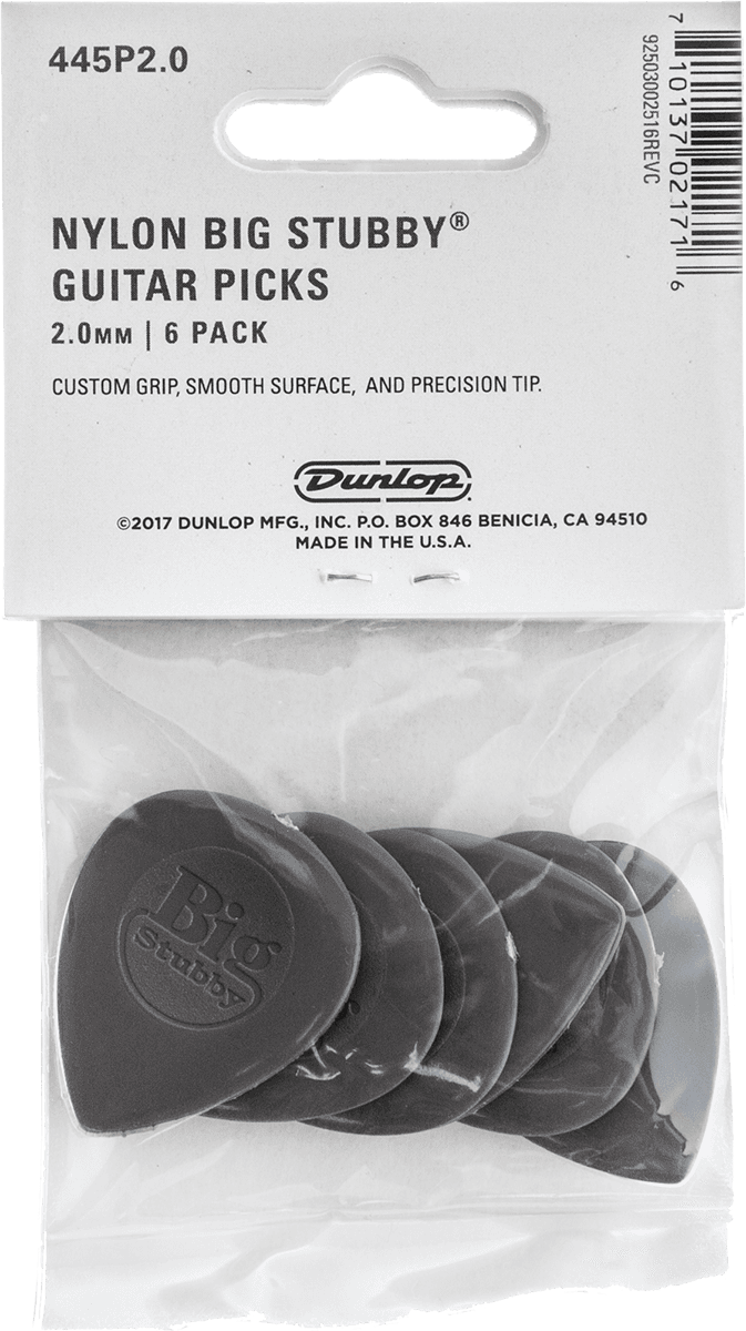 6 x 2,00mm Nylon Big Stubby