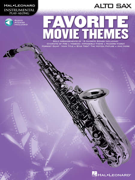 Favorite Movie Themes For Alto Saxophone + Audio Access