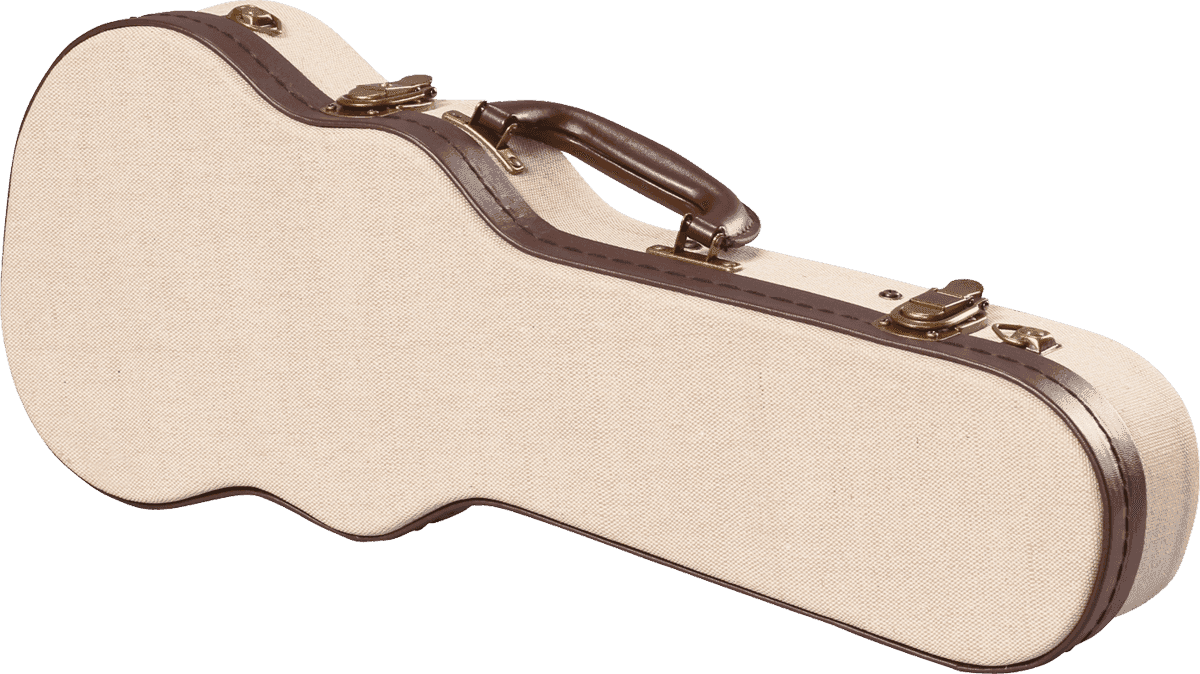 Custodia per Ukulele Soprano Beige in Legno Deluxe - GW
