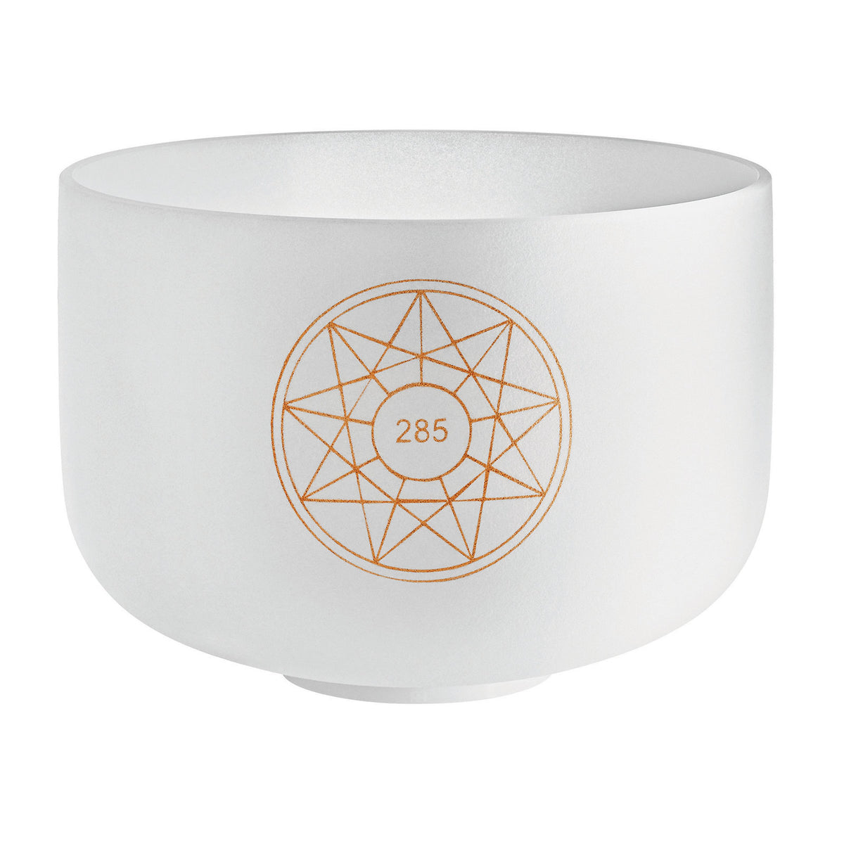 MEINL SONIC ENERGY SOLFEGGIO CRYSTAL SINGING BOWL 12" 285 HZ NOTE C#4