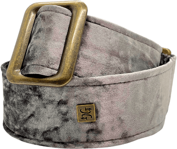 Tracolla 2" BOUJEE VELVET – Ematite Silver