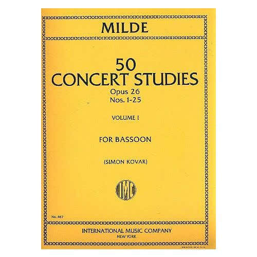Milde Ludwig - Studi da concerto Op.26 Vol.1 - Fagotto