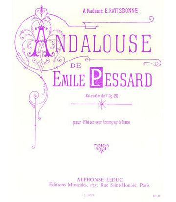 Pessard E. - Andalouse Op.20 - Flute et Piano