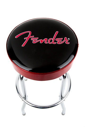 Sgabello da bar con logo Red Sparkle nero Red SPARKLE-cromo 30"