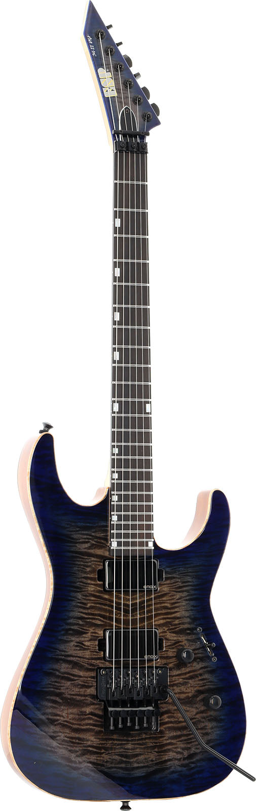 M-II DX USA FR Acero fiammato Blue Moon EMG