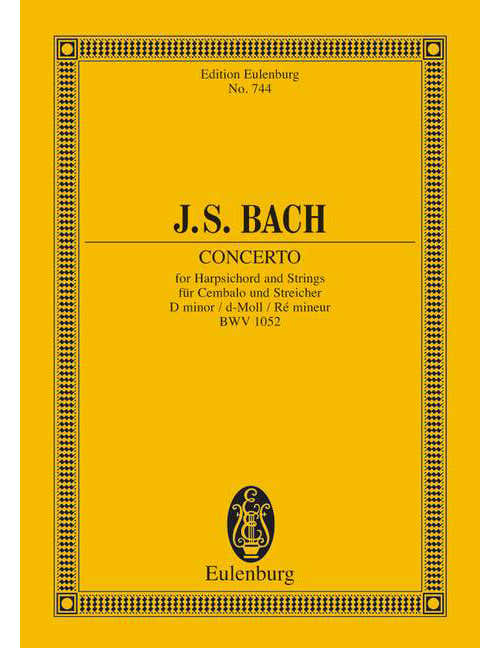 Bach - Concerto Ré Mineur BWV 1052 - Clavicembalo e Archi