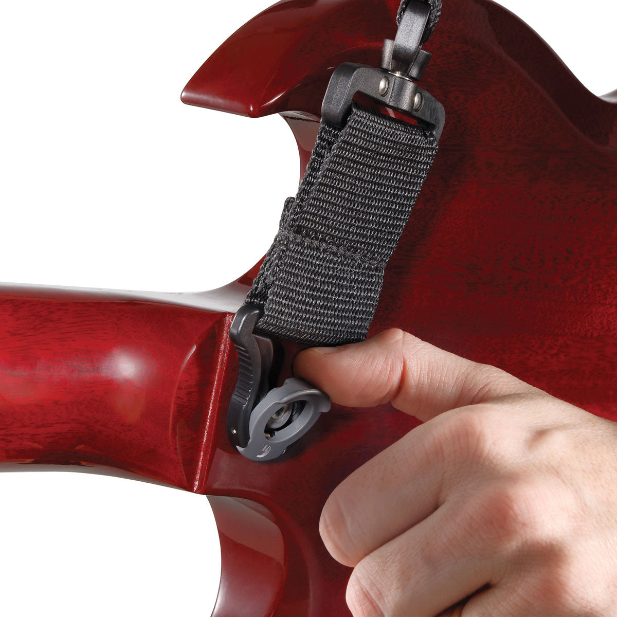 AUTO LOCK SWIVEL POLYPRO BLACK