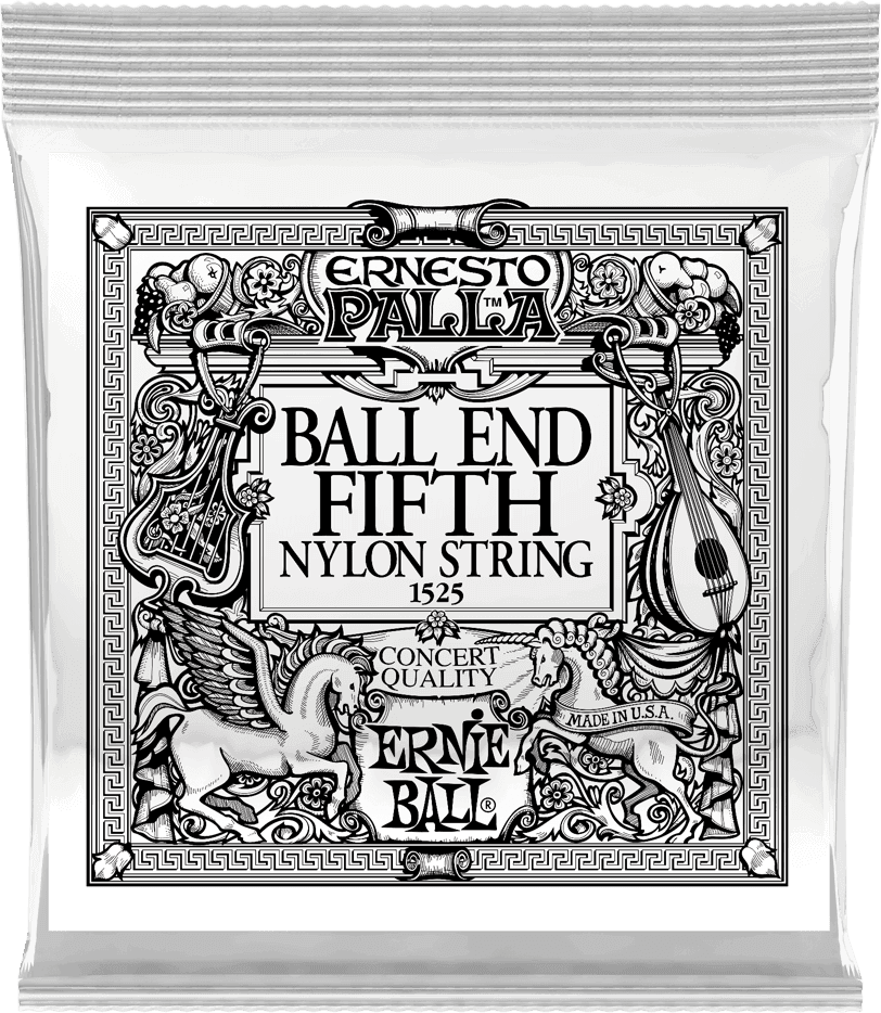 GOLD 5TH ERNESTO PALLA NYLON BALL END CLASSICAL GUITAR STRINGS