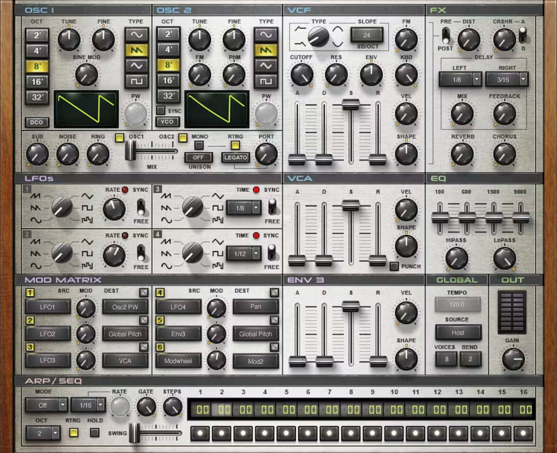 Element 2.0 Sintetizzatore analogico virtuale