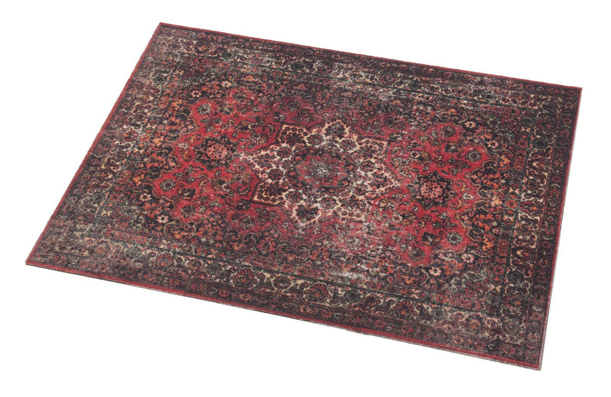 VPA-ORD Tappeto Vintage Persian Club Series 80 X 60CM Antiscivolo Rosso Originale