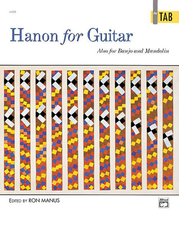 RON MANUS - HANON - Tablatura per chitarra