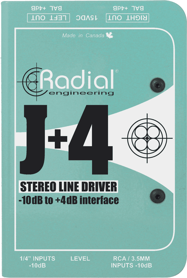 J+4 Convertitore stereo attivo