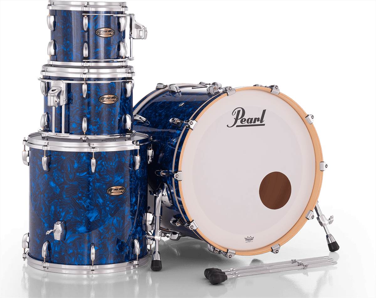 Masters Maple Gum Stage 22 GYROLOCK-l Abalone Blu