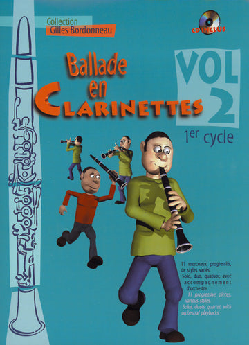 BALLADE EN CLARINETTE VOL.2 1ER CYCLE + CD