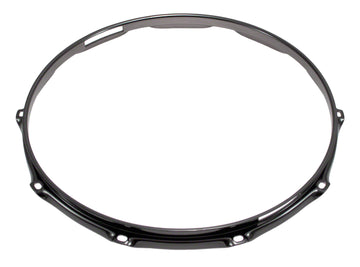 H30-14-10SBK - CERCHIO 14" 10 TIRANTI CORDIERA NERO SUPER TRIPLA FLANGIA 3.0MM