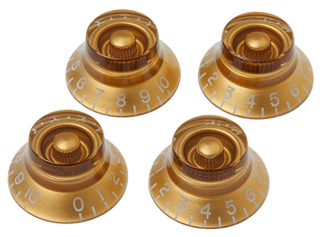 Pezzi Di Ricambio Manopole Top Hat Dorate Confezione Da 4