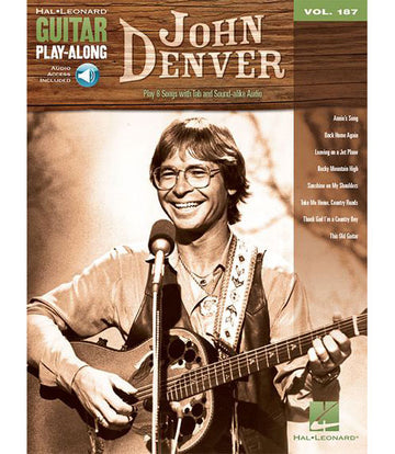 GUITAR PLAY ALONG VOLUME 187 - JOHN DENVER - GUITAR + AUDIO