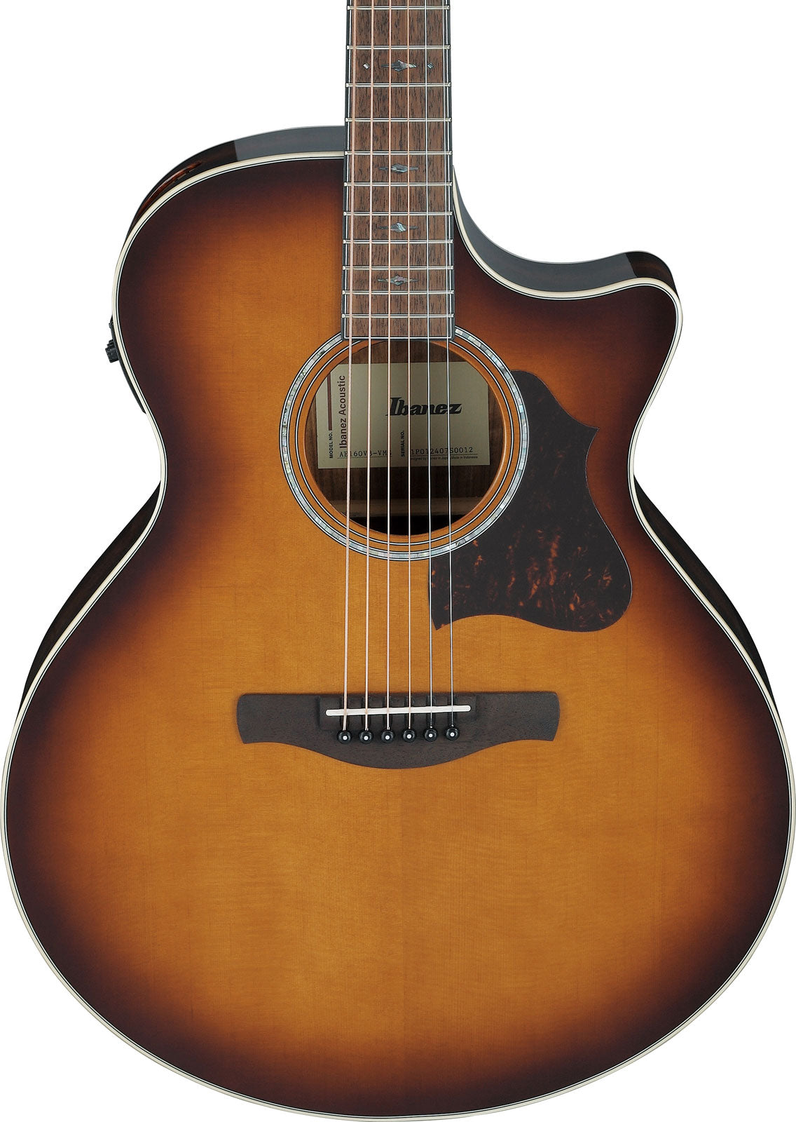 AE160-VMS Mogano Vintage Sunburst Lucido Intenso