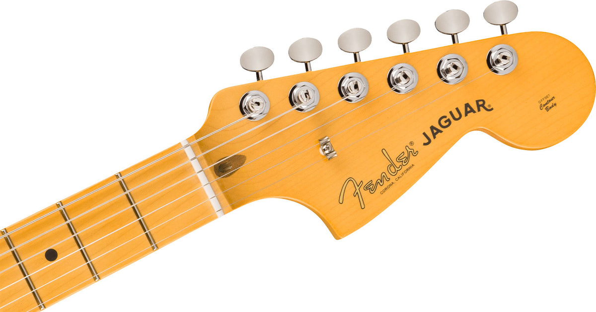 American Professional Classic Jaguar MN Lake Placid Blue sbiadito