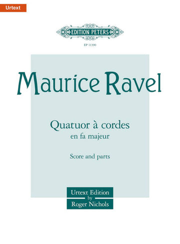 RAVEL MAURICE - QUATUOR A CORDES - CONDUCTEUR & PARTIES