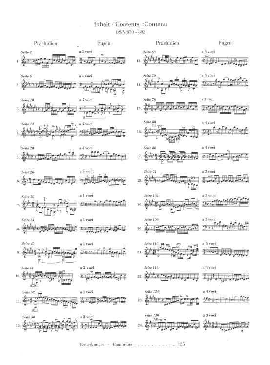 Bach J.S. - Le Clavier Bien Tempere Vol.2