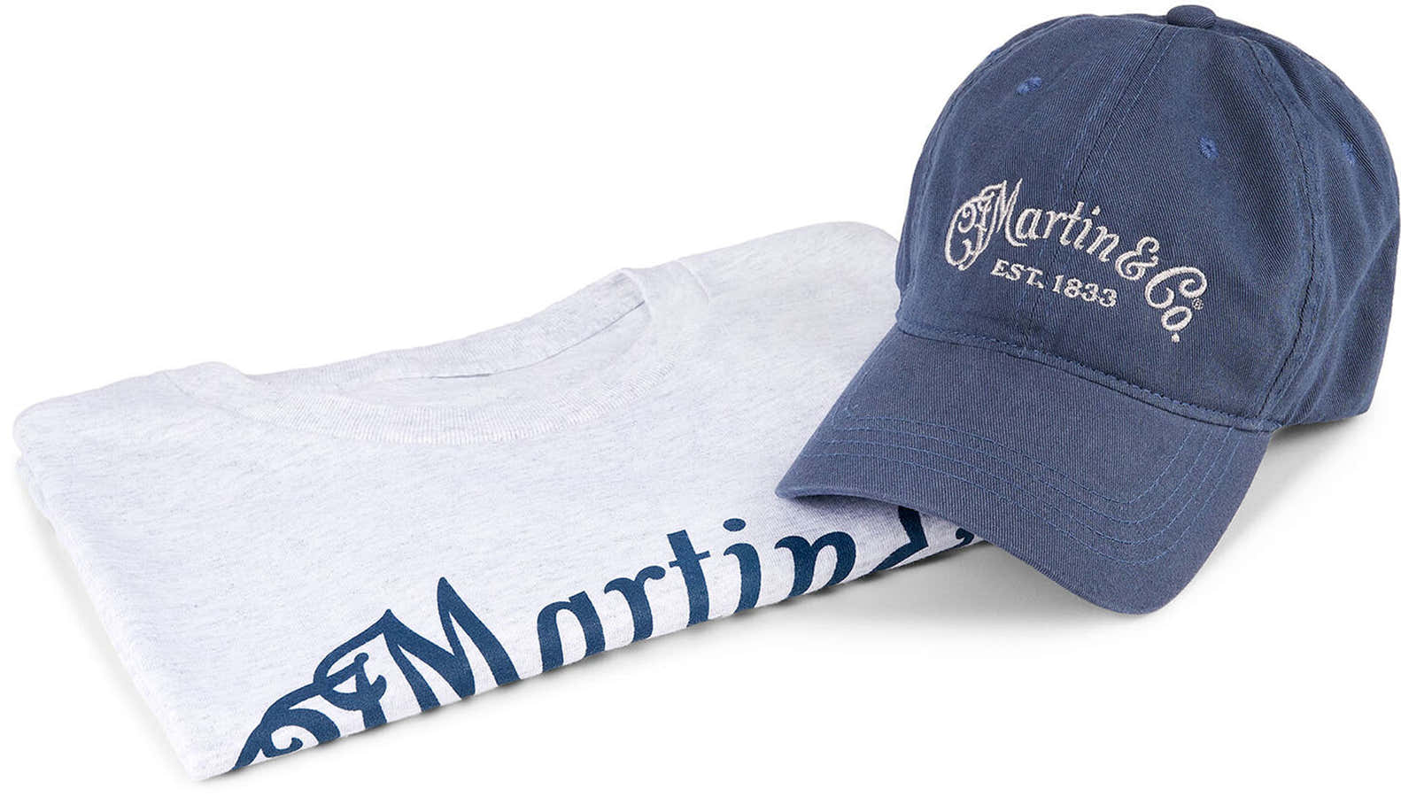 Pack T-shirt + Cappellino, grigio e blu M