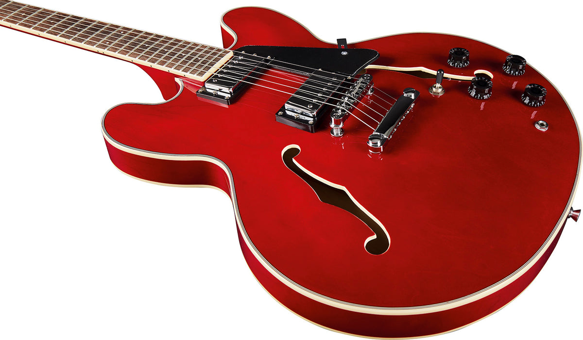 Type Hollowbody double cut Cherry Red