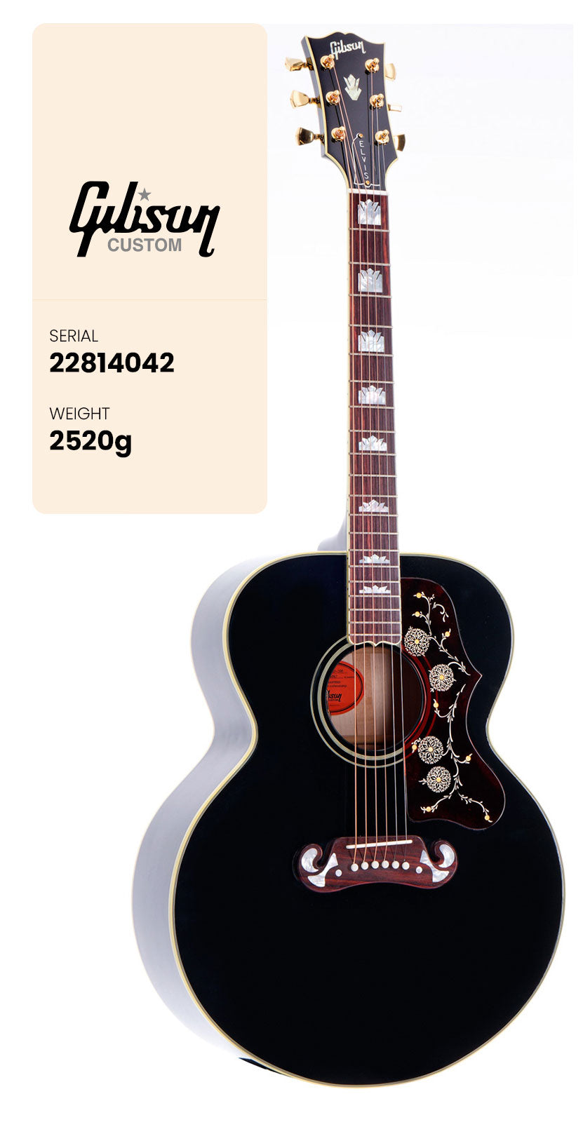 SJ-200 Firma Elvis Ebano CS MC