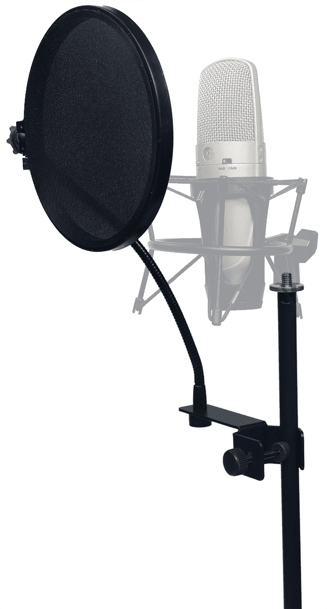 CLAMP-ON POP FILTER DIAMETER 16 CM