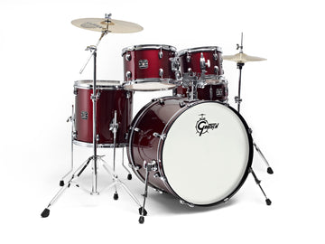 GE1-E605TK-WR- NEW ENERGY FUSION 20" WINE RED + PIATTI PAISTE 101 2 PACK