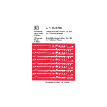 HUMMEL J.N. - GRAND RONDEAU OP126 - FLUTE AND PIANO